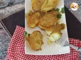 Recipe Parmesan potatoes, soft on the inside and crispy on the outside!