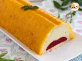Recipe Mango and raspberry cake log