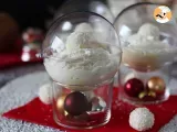 Recipe Coconut verrines raffaello style - a fairytale dessert in a snowball