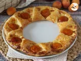 Recipe Oranaise pie - puff pastry, pastry cream and apricots