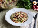 Recipe Couscous salad for a simple, healthy and colorful starter!