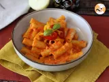 Recipe Pasta with peppers and fresh cheese, the best pasta dish for summer days