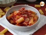 Recipe Amatriciana pasta, the traditional recipe