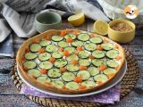 Recipe Super-refreshing summer tart: ricotta, cucumber and smoked salmon