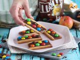 Shortbread cookies with m&m's