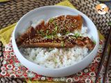 Recipe How to cook mackerel? try this recipe lacquered with soy sauce and honey!