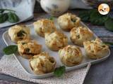 Recipe Mini spinach and goat's cheese puff pastries