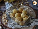 Recipe Breaded mozzarella balls in air fryer