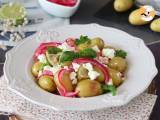 Recipe Potatoes in parchment with lemon and feta cheese