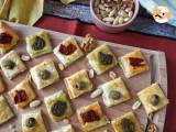 Recipe Quick and easy puff pastry bites for a successful aperitif!