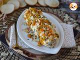 Recipe Cream cheese log with apricots and almonds: the perfect party appetizer!