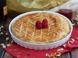 Recipe Galette des rois frangipane cake with raspberry pistachio