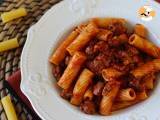 Recipe Pasta with sausage sauce: a simple dish with intense flavor