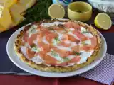 Recipe Smoked salmon tart with potato base