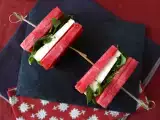 Recipe Watermelon feta arugula sandwich, the freshest viral recipe for summer!