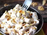 Recipe Creamy pumpkin gnocchi with cream cheese and crunchy walnuts