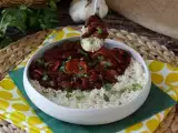Recipe Rice with red beans and smoked bacon: a typical cuban dish