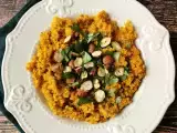 Recipe Vegetarian risotto with quinoa, butternut, hazelnuts and coriander - quinotto