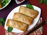 Recipe Shrimp spring rolls cooked in air fryer