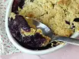 Recipe Blueberry crumble: golden on top, juicy on the inside