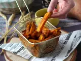 Recipe Sweet potato fries in the air fryer, for a crispy-soft result!