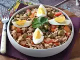 Recipe Cowpea salad with tuna, eggs and olives: the portuguese classic!