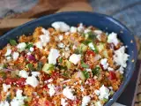 Recipe No-cook couscous salad with gazpacho