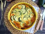 Recipe Zucchini and goat cheese clafoutis