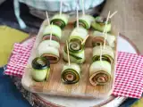 Recipe Zucchini and smoked salmon rolls
