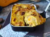 Recipe Lasagna with pumpkin, speck, and creamy, crunchy walnuts