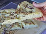 Recipe Rustic focaccia with onion and rosemary