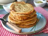 Recipe Savory pancakes with red lentils: an easy, high-protein recipe