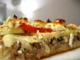 Recipe Beef, zucchini and tomato pie