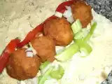 Recipe Lavash falafel wrap