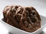 Recipe Classic crunchy choc. chip cookie w/brownie mix.