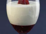 Recipe Vanilla cream cheese panna cotta w/raspberry sauce
