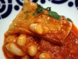 Recipe White beans with sobrasada* and cured cheese