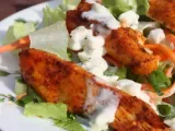 Recipe Buffalo chicken salad with blue cheese dressing