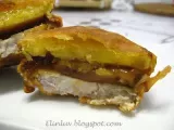 Recipe Fried sticky rice cake sandwich