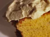 Recipe Passover orange and apricot sponge cake with citrus mascarpone frosting