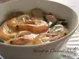 Recipe Shrimp in coconut milk (hipon sa gata)