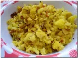 Recipe Cauliflower dry curry