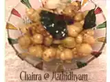 Recipe Chick peas salad aka senagala talimpu