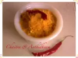 Recipe Spicy coconut powder alias kobbari karam