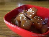Recipe Kamja jorim -potatoes in soy sauce