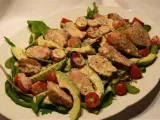Recipe Duck salad with aged cheddar dressing