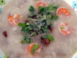Recipe Thai rice soup with shrimp (khao tom goong)