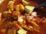 Recipe Vegan pozole rojo