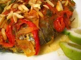 Recipe Portuguese style baked trout