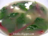 Recipe Malabar spinach soup ( saan choy tong )
